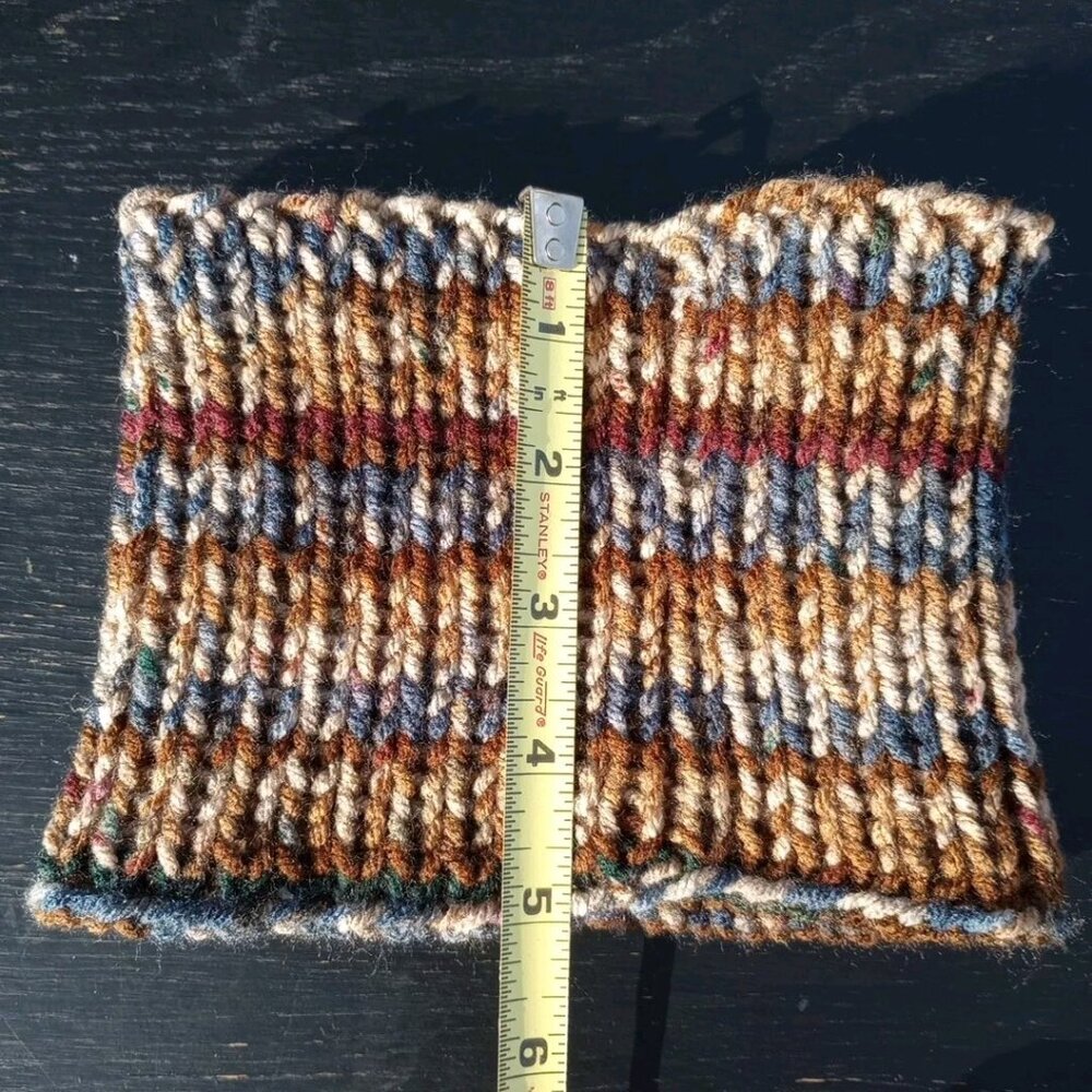 Men's Handmade Headband Circlet Bandeau Sierra Stripes Rib Knit USA Women's M/L - Picture 8 of 9